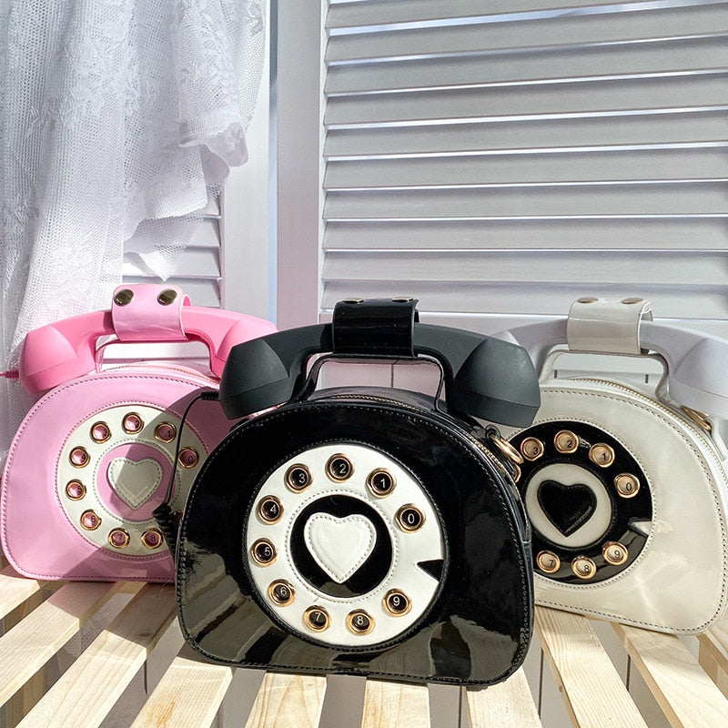 Telephone shaped bag sale