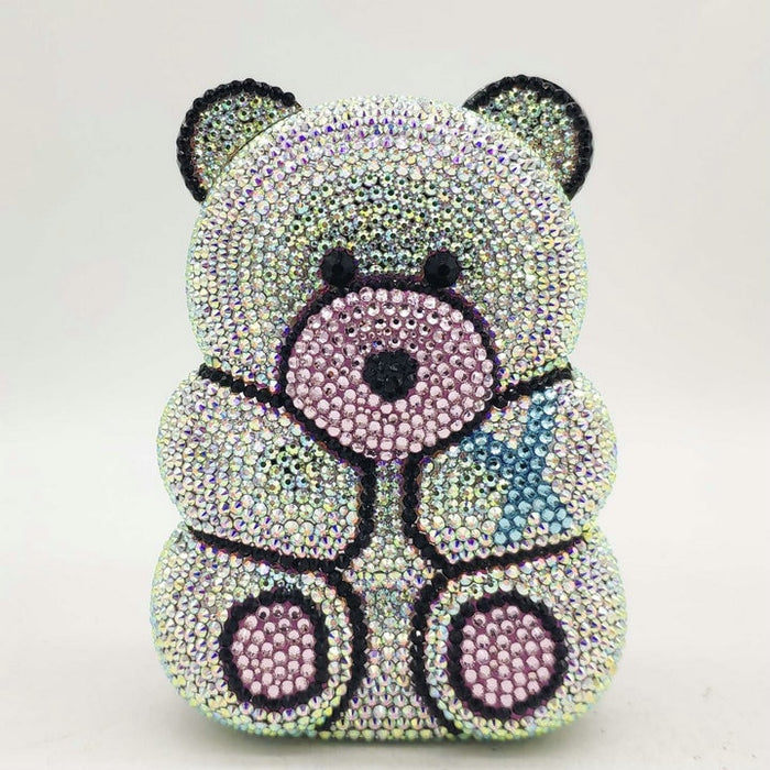 Teddy bear clutch bag sale